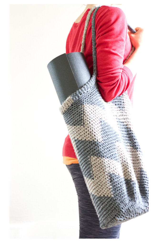 Crochet your own Chakra Yoga Bag